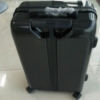 High quality carbon fibre luggage with rotatable wheels